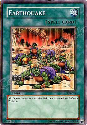 AST-043 Earthquake comune 1st Edition -NEAR MINT-