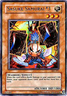 IOC-011 Sasuke Samurai #3 rara Unlimited -NEAR MINT-