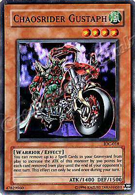 IOC-018 Chaosrider Gustaph super rara Unlimited -NEAR MINT-