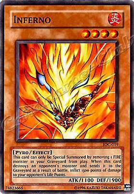 IOC-019 Inferno comune Unlimited -NEAR MINT-