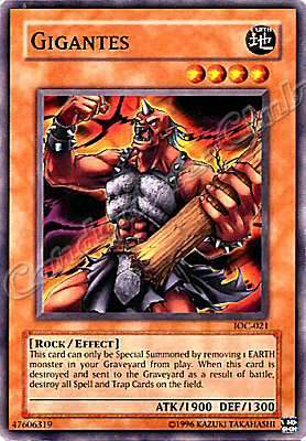 IOC-021 Gigantes comune Unlimited -NEAR MINT-
