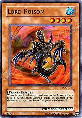 IOC-028 Lord Poison comune Unlimited -NEAR MINT-
