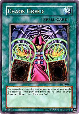 IOC-038 Chaos Greed comune Unlimited -NEAR MINT-