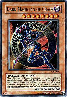 IOC-065 Dark Magician of Chaos ultra rara Unlimited -NEAR MINT-
