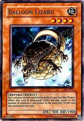 IOC-072 Balloon Lizard comune Unlimited -NEAR MINT-