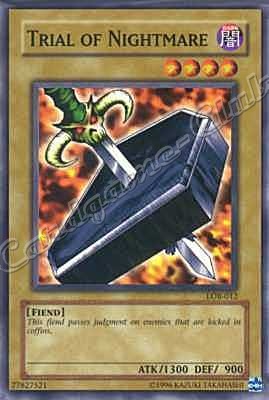 LOB-012 Trial of Nightmare comune Unlimited -NEAR MINT-