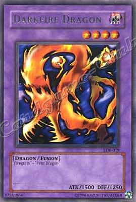 LOB-019 Darkfire Dragon rara Unlimited -NEAR MINT-