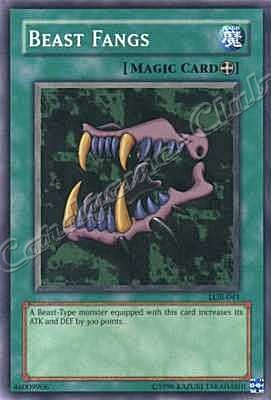 LOB-041 Beast Fangs comune Unlimited -NEAR MINT-