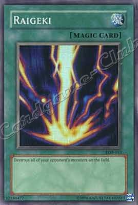 LOB-053 Raigeki super rara Unlimited -NEAR MINT-