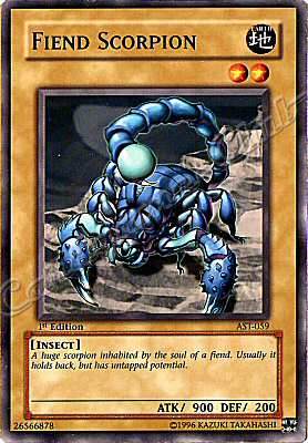 AST-059 Fiend Scorpion comune 1st Edition -NEAR MINT-