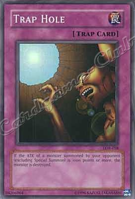 LOB-058 Trap Hole super rara Unlimited -NEAR MINT-