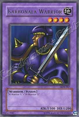 LOB-067 Karbonala Warrior rara Unlimited -NEAR MINT-