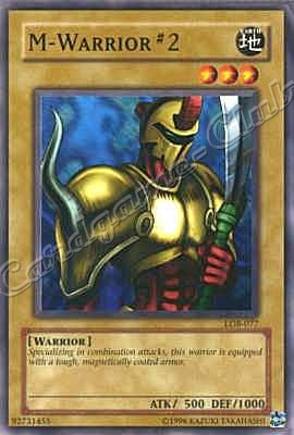 LOB-077 M-Warrior #2 comune Unlimited -NEAR MINT-