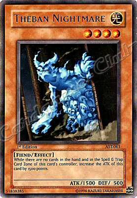 AST-063 Theban Nightmare rara 1st Edition -NEAR MINT-