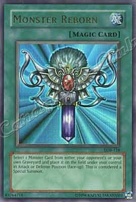 LOB-118 Monster Reborn ultra rara Unlimited -NEAR MINT-