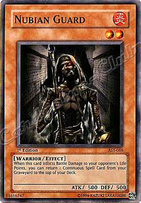 AST-066 Nubian Guard comune 1st Edition -NEAR MINT-