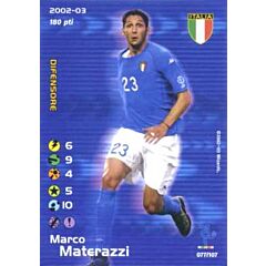 077/107 Marco Materazzi rara -NEAR MINT-
