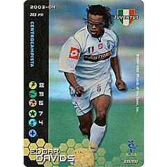 035/100 Edgar Davids rara foil -NEAR MINT-