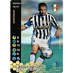 036/100 Alessandro Del Piero rara foil -NEAR MINT-