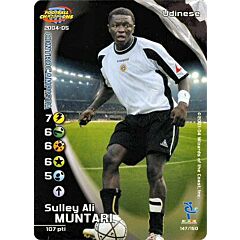 147/150 Sulley Ali Muntari comune -NEAR MINT-