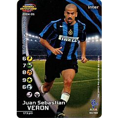 151/150 Juan Sebastian Veron rara foil -NEAR MINT-