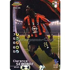 050/80 Clarence Seedorf rara foil -NEAR MINT-