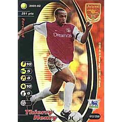 012/250 Thierry Henry rara foil -NEAR MINT-