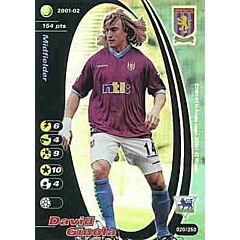 020/250 David Ginola rara foil -NEAR MINT-