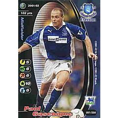 091/250 Paul Gascoigne comune -NEAR MINT-