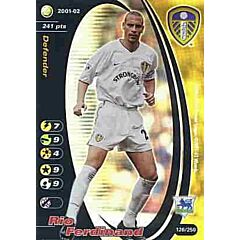 126/250 Rio Ferdinand rara foil -NEAR MINT-