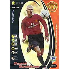 168/250 David Beckham rara foil -NEAR MINT-