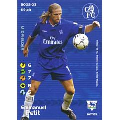 047/150 Emmanuel Petit comune -NEAR MINT-