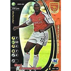 002/125 Sol Campbell rara foil -NEAR MINT-