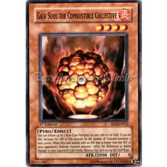 SD3-EN012 Gaia Soul the Combustible Collective comune 1st edition -NEAR MINT-