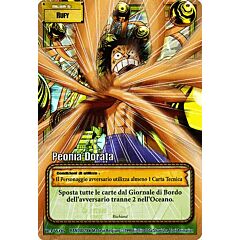 PA-W06 Peonia Dorata rara foil -NEAR MINT-