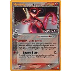 012 / 113 Mewtwo Delta Species rara foil speciale (EN) -NEAR MINT-