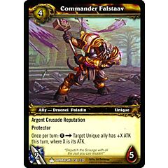 WRATHGATE 158 / 220 Commander Falstaav comune -NEAR MINT-