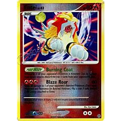 004 / 132 Entei LV.43 rara foil reverse (EN) -NEAR MINT-