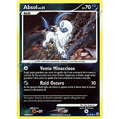 021 / 132 Absol LIV.31 rara foil reverse (IT) -NEAR MINT-