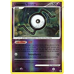 039 / 132 Unown S LIV.18 rara foil reverse (IT) -NEAR MINT-