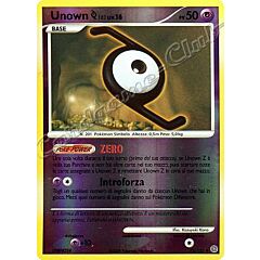 072 / 132 Unown Z LIV.16 non comune foil reverse (IT) -NEAR MINT-