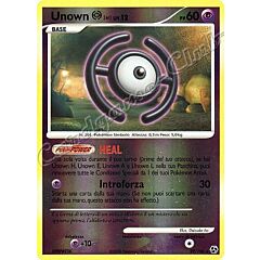 029 / 106 Unown H LIV.12 rara foil reverse (IT) -NEAR MINT-