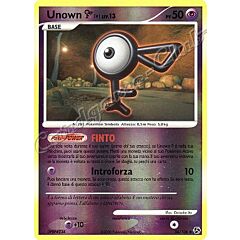 056 / 106 Unown F LIV.13 non comune foil reverse (IT) -NEAR MINT-