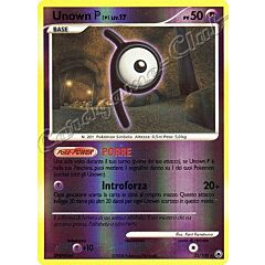 033 / 100 Unown P LIV.17 rara foil reverse (IT) -NEAR MINT-