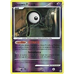 077 / 146 Unown R LIV.16 non comune foil reverse (IT) -NEAR MINT-