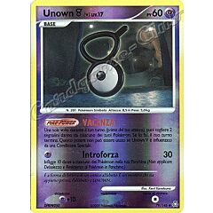 079 / 146 Unown V LIV.17 non comune foil reverse (IT) -NEAR MINT-