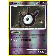 080 / 146 Unown W LIV.21 non comune foil reverse (IT) -NEAR MINT-