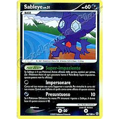 048 / 100 Sableye LV.31 non comune foil reverse (IT) -NEAR MINT-