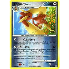 030 / 130 Lopunny LIV.33 rara foil reverse (IT) -NEAR MINT-