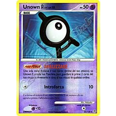 065 / 130 Unown A LIV.15 non comune foil reverse (IT) -NEAR MINT-